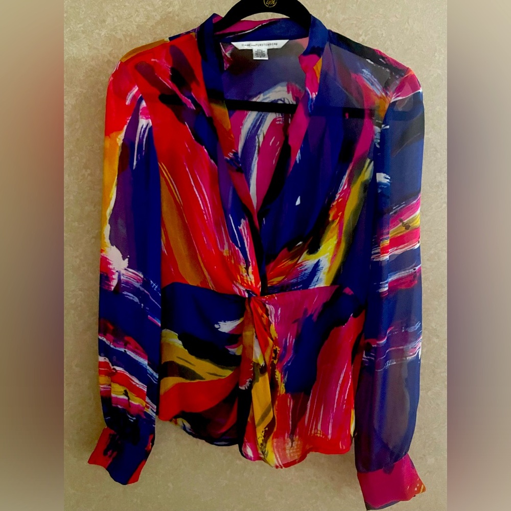 Diane von Furstenberg silk blouse